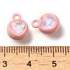 Spray Paint Alloy Rhinestone Pendants PALLOY-S186-11J-2