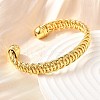 Brass Cuff Bangles for Women BJEW-F498-07G-3