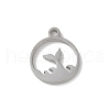 304 Stainless Steel Pendants STAS-L292-03P-1