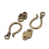 Alloy Hook Clasps PALLOY-2781-AB-FF-2