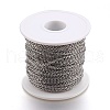 Tarnish Resistant 304 Stainless Steel Cable Chains CHS-R002-0.8mm-2