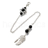 Round Natural Obsidian Dowsing Pendulums G-M447-07P-05-1