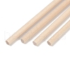 Round Wooden Sticks WOOD-WH0027-22C-2