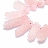 Natural Rose Quartz Beads Strands G-F715-053-3