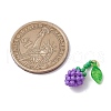 Glass Seed Beaded Rose Pendants PALLOY-MZ00627-03-2