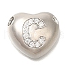 Rack Plating Brass Micro Pave Cubic Zirconia Pendants KK-I722-04P-C-1