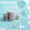 SOFPLATE 100pcs Large Organza Pouches Portable Shoes Bag Travel Storage Drawstring Bags OP-SP0001-03D-01-5