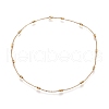 304 Stainless Steel Cable Chain Necklaces NJEW-M183-06G-2