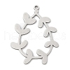 304 Stainless Steel Pendants STAS-S174-25P-1