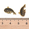 Ion Plating(IP) 304 Stainless Steel Enamel Pendants STAS-M102-57G-3