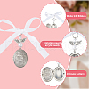 316 Surgical Stainless Steel Locket Pendants PALLOY-FH00049-4