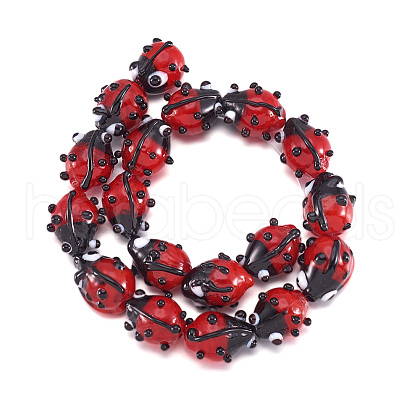 Handmade Lampwork Beads Strands LAMP-TA0002-01-1