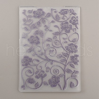 Plastic Embossing Folders DIY-WH0304-613B-1