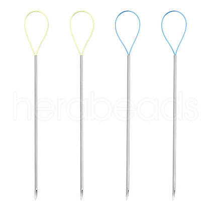  4Pcs 2 Styles Hair Findings Needle TOOL-NB0002-22-1