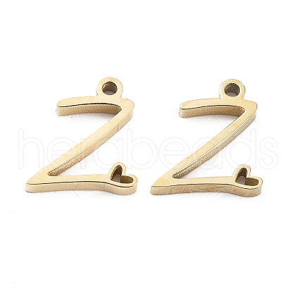 304 Stainless Steel Charms STAS-M327-02G-Z-1