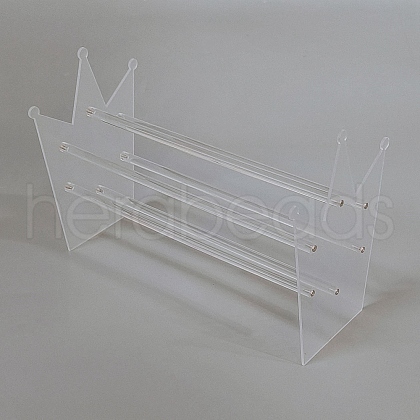 Transparent Acrylic Headband Organizers ODIS-WH0038-87A-1