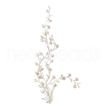 Plum Blossom Shape Appliques PATC-WH0007-11A-1