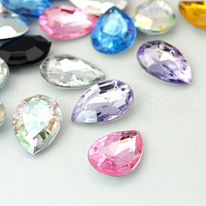 Flat Back Cabochons GACR-DJ0-13x18mmC-M-1