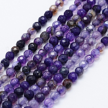 Natural Agate Beads Strands G-E469-12J-1