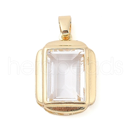Rack Plating Brass Pendants KK-I710-06A-1