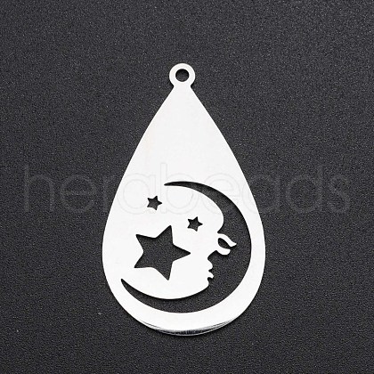 Non-Tarnish 201 Stainless Steel Pendants STAS-S105-LA216-1