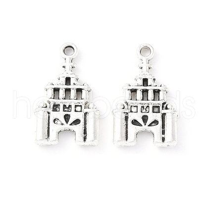 Tibetan Style Alloy Pendant TIBE-M001-01AS-1