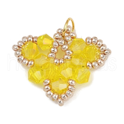 Handmade Glass Pendants PALLOY-MZ00750-03-1