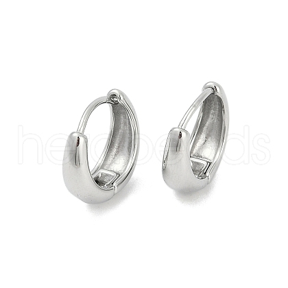Tarnish Resistant 304 Stainless Steel Huggie Hoop Earrings for Women EJEW-C096-07A-P-1