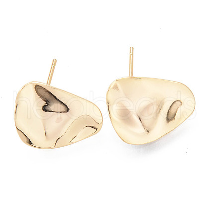 Brass Stud Earrings Findings X-KK-R116-017-NF-1