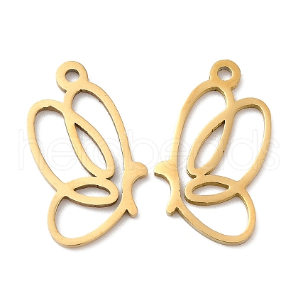 201 Stainless Steel Pendants STAS-A084-12G-1