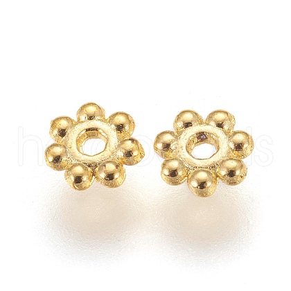 Tibetan Style Alloy Daisy Spacer Beads K08SK012-1