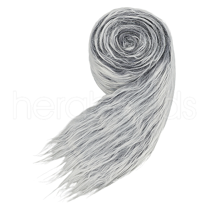 Polyester Top for Diy Hand-Decorated Artificial Wool Strip Accessories FIND-WH0170-32B-1