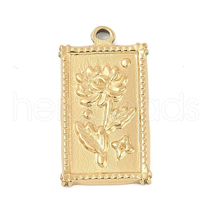 304 Stainless Steel Pendants STAS-I325-115D-G-1
