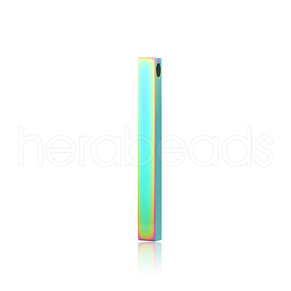 Ion Plating(IP) 304 Stainless Steel Pendants STAS-I311-01D-RC-1
