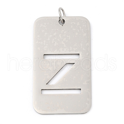 304 Stainless Steel Pendants STAS-M115-01P-Z-1