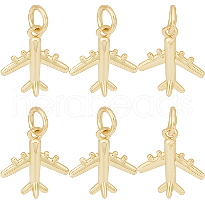 Beebeecraft 12Pcs Rack Plating Brass Charms ZIRC-BBC0002-51-1
