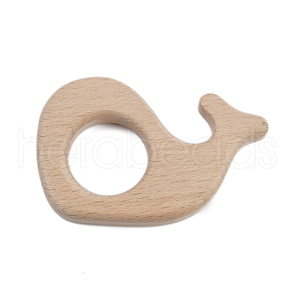 Natural Beech Wooden Baby Teething Toys WOOD-U003-01-1