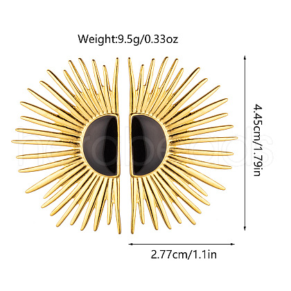 304 Stainless Steel Enamel Stud Earrings FS-WG1F046-02-1