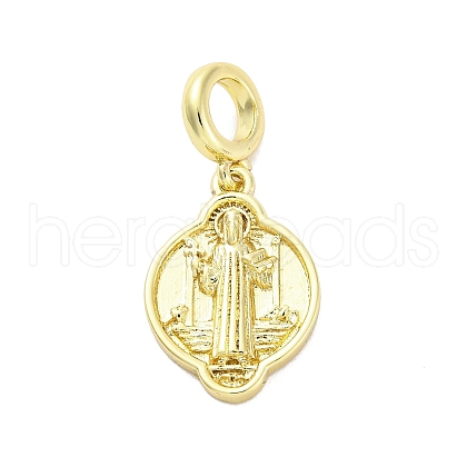 Brass Saint European Dangle Charms KK-D325-26G-02-1