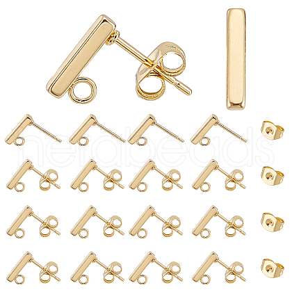 304 Stainless Steel Stud Earring Findings STAS-LP0001-17-1