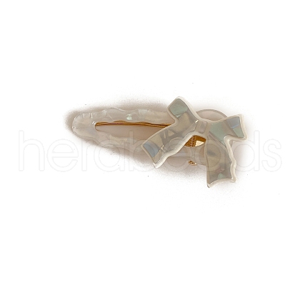Cellulose Acetate(Resin) Snap Hair Clips PW-WG1A522-02-1