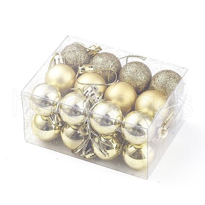 Christmas Ball Plastic Ornaments AJEW-CJC0001-61A-1