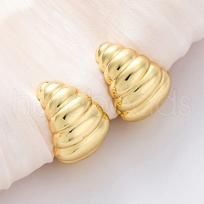 Brass Cuff Earrings EJEW-H158-22G-1