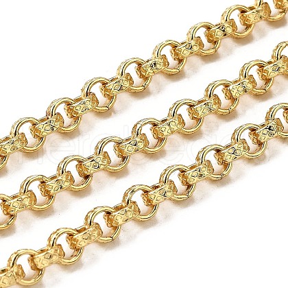Brass Textured Rolo Chains CHC-C014-27G-1