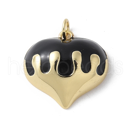 Brass Enamel Pendants KK-D336-09G-01B-1