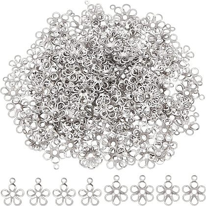 Unicraftale 304 Stainless Steel Pendant Open Back Cabochon Settings STAS-UN0013-94P-1