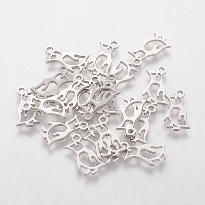 Non-Tarnish 201 Stainless Steel Charms STAS-S105-T212-1
