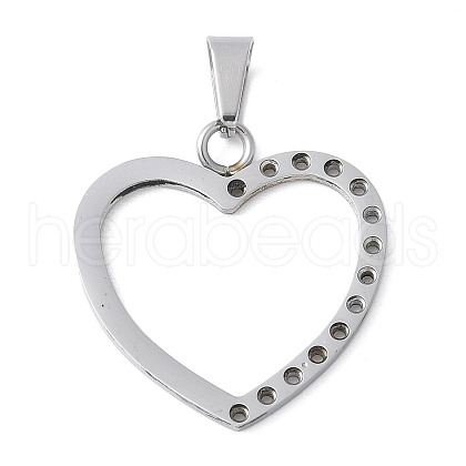 304 Stainless Steel Pendants STAS-S162-23P-1