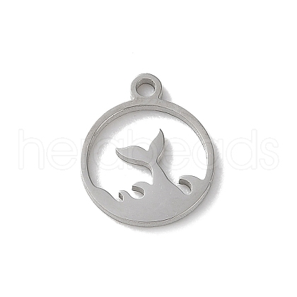 304 Stainless Steel Pendants STAS-L292-03P-1