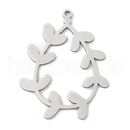 304 Stainless Steel Pendants STAS-S174-25P-1